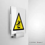 Cartello pericolo di inciampo W007