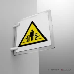 Cartello pericolo di schiacciamento W019