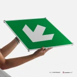 Cartello freccia evacuazione E005 / E006