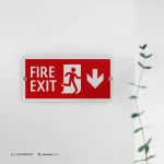 Cartello uscita antincendio mod. 2:1