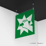 Cartello rompere per accedere E008