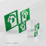 Cartello ruotare la maniglia E018 / E019