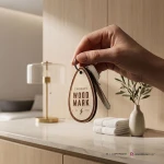 Portachiavi in legno Wood Mark
