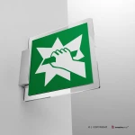 Cartello rompere per accedere E008