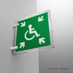 Cartello rifugio temporaneo d'emergenza disabili E024