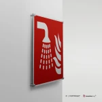 Cartello sistema di estinzione ad acqua nebulizzata F011