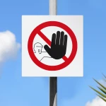 Cartello vietato l'accesso