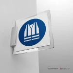Cartello obbligatorio indossare indumenti ad alta visibilità M015