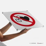 Cartello vietato l'accesso ai portatori di pacemaker P007