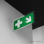 Cartello pronto soccorso con freccia mod. 2:1