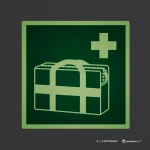 Cartello borsa medica d'emergenza E027