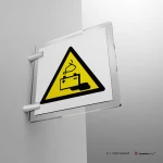 Cartello attenzione carica della batteria in corso W026