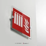 Cartello batteria fissa di estintori F008