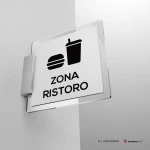 Cartello zona ristoro