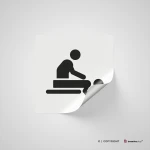 Cartello sala massaggi