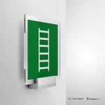 Cartello scala di evacuazione E059