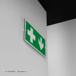 Cartello pronto soccorso con freccia mod. 2:1