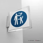 Cartello obbligatorio tenere fuori dalla portata dei bambini M055