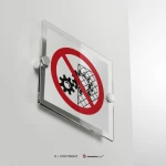 Cartello divieto di rimuovere i dispositivi di sicurezza