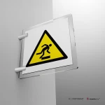 Cartello pericolo di inciampo W007