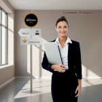 Piantana Pro Neutra, per cartelli frontali e posteriori