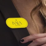 Badge in acrilico inciso