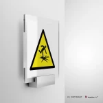Cartello pericolo ghiaccio sottile W043