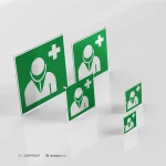 Cartello medico d'emergenza E009