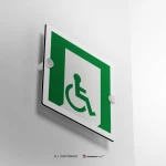 Cartello uscita d'emergenza disabili E026/ E030