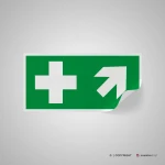 Cartello pronto soccorso con freccia mod. 2:1