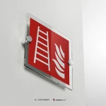 Cartello scala antincendio F003