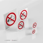 Cartello proibito l'uso degli smart glass P044