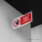 Cartello ingresso vietato ai non autorizzati mod. 2:1
