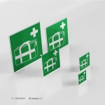 Cartello borsa medica d'emergenza E027