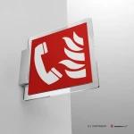 Cartello telefono di emergenza antincendio F006
