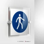 Cartello passaggio obbligatorio per i pedoni M024