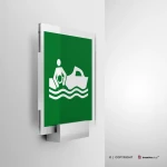 Cartello imbarcazione di salvataggio E037