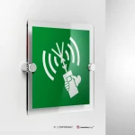 Cartello radiotelefono a due vie VHF E051