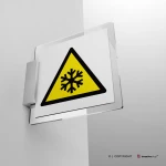 Cartello pericolo bassa temperatura W010