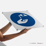 Cartello obbligatorio usare crema protettiva M022