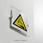 Cartello attenzione carica della batteria in corso W026