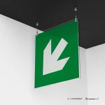 Cartello freccia evacuazione E005 / E006