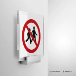 Cartello divieto di accesso ai bambini P036