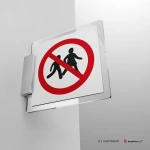 Cartello divieto di accesso ai bambini P036