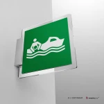 Cartello imbarcazione di salvataggio E037