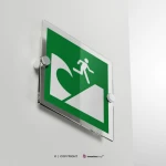 Cartello area di evacuazione tsunami E062