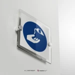 Cartello obbligatorio usare crema protettiva M022