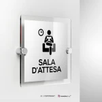 Cartello sala d'attesa