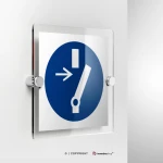 Cartello obbligo di togliere tensione prima di iniziare lavori o riparazioni M021