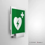 Cartello defibrillatore E010
